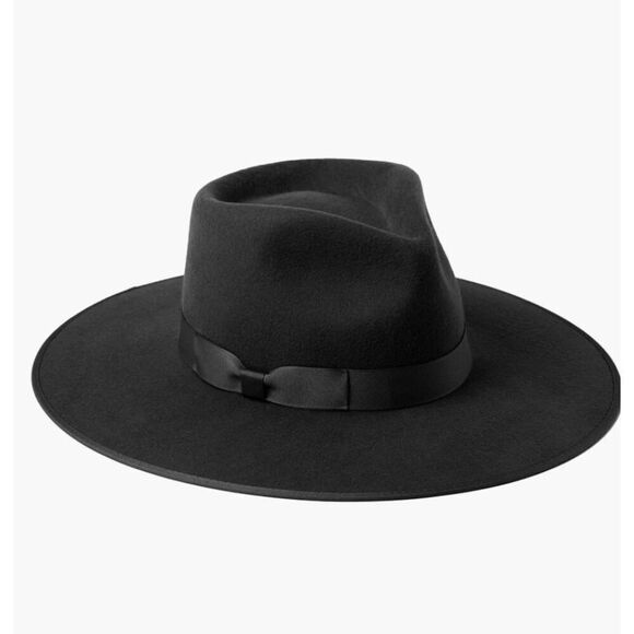 Lack of Color Noir rancher wool fedora wide brim hat classic stylish western Sz main image 5